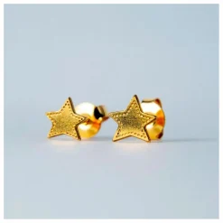 Adorabili Boucles d'Oreilles Big Stars Denim | Doré Outlet