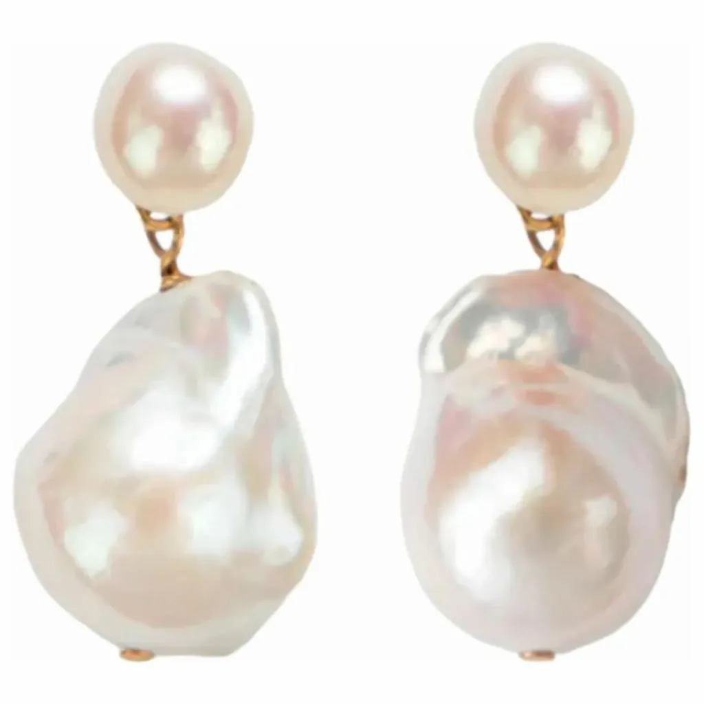 Femme Alhaja Boucles d'Oreilles Josefina Perles |