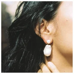 Femme Alhaja Boucles d'Oreilles Josefina Perles |