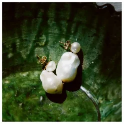 Femme Alhaja Boucles d'Oreilles Josefina Perles |