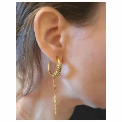 Perrine Taverniti Boucles d'Oreilles Ramey | Doré Hot