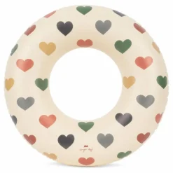 Konges Sløjd Bouée gonflable Cœurs | Ecru Best