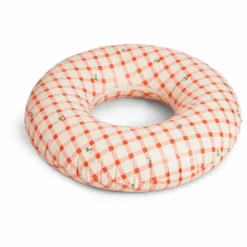 garbo&friends Bouée gonflable Gingham Sorrel | Rouge
