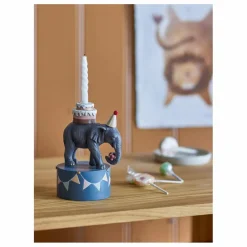 Bloomingville Mini Bougeoir Eléphant Flor Multicolore Clearance