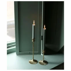 Doing Goods Bougeoir en laiton Bamboo | Doré Discount