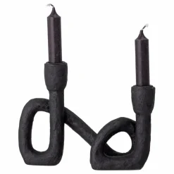 Bloomingville Bougeoir Mashel | Noir Outlet