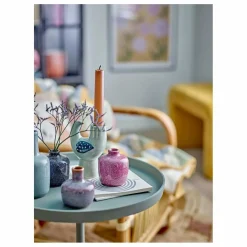 New Bloomingville Bougeoir oiseau en grès Trudy | Bleu Clair