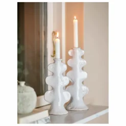 Bloomingville Bougeoirs Cason en grès - Set de 2 |