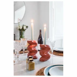 Discount Cosin Bougeoirs Ganache - Set de 2 | Terracotta