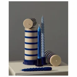 Homme Hay Bougies, Senteurs|Bougies, Senteurs|Bougie Column à Rayures |