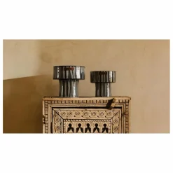 Homme Côté Bougie Bougie Coupe Zébré - Mandarine Majorelle