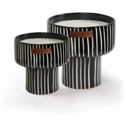 Homme Côté Bougie Bougie Coupe Zébré - Mandarine Majorelle