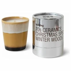 Homme HKliving Bougies, Senteurs|Bougies, Senteurs|Bougie en grès Winter Woods