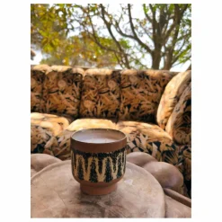 New HKliving Bougie 70s ceramics Kyoto | Marron