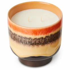 HKliving Bougie 70s ceramics Tulum | Orange Discount