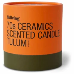 HKliving Bougie 70s ceramics Tulum | Orange Discount
