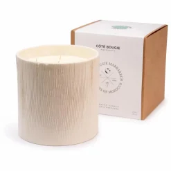 Côté Bougie Bougie Striée - Mon Bel Oranger Non teinté