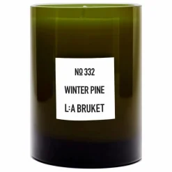 Hot L:A BRUKET Bougie Winter Pine 331 - Edition Limitée - 260g Non teinté