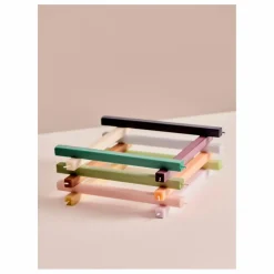 Clearance Hay Bougies carrées - Set de 4 | Rouge