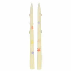 Meri Meri Bougies Etoiles - Set de 2 Multicolore Clearance