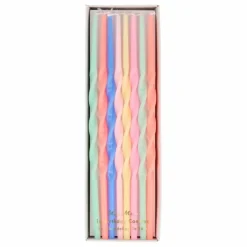 Enfant Meri Meri Décoration De Fête|Bougies torsadées - Set de 16