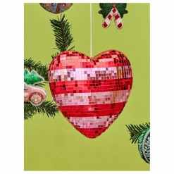 Rice Boule à facettes Cœur | Rouge Clearance