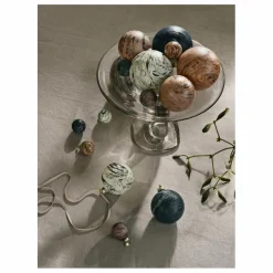 Ferm Living Boule de Noël effet marbré - Set de 4 Multicolore Best