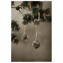 Enfant Ferm Living Décoration De Fête|Boule de noël Flora en verre - Set de 4 |