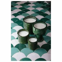 Côté Bougie Bourgie Tamgroute Verte - Menthe & Thé Non teinté
