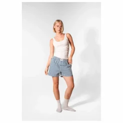 Sale Pockies Boxers Boyfriend Rayés | Bleu