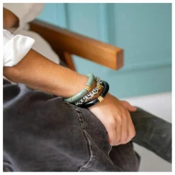 Parabaya Bracelet Capi Mono 3 | Noir