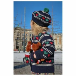 Enfant Konges Sløjd Accessoires De Mode|Accessoires|Béret Belou Coeurs Coton Bio |
