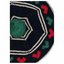 Enfant Konges Sløjd Accessoires De Mode|Accessoires|Béret Belou Coeurs Coton Bio |
