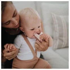 New Mushie Brosses à dents bébé - Set de 2 | Blush