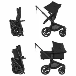 Bugaboo Fox 5 Renew - Poussette tout-terrain complète châssis noir | Taupe Sale