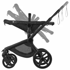 Bugaboo Fox 5 Renew - Poussette tout-terrain complète châssis noir | Taupe Sale