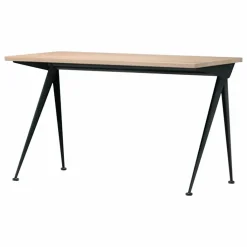 Best Vitra Bureau Compas Direction - piètement Noir - Jean Prouvé | Chêne