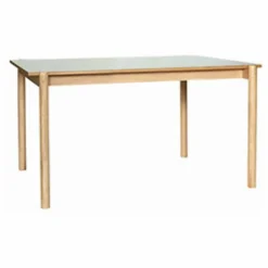 Hübsch Bureau en chêne Oblique | Gris clair Online