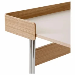 Hot & Tradition Bureau Pavilion AV17, piètement chromé | Chêne