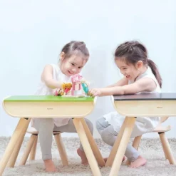 Enfant Plan Toys Bureaux, Tables Enfant|Bureau pour enfant - Plateau noir en planwood