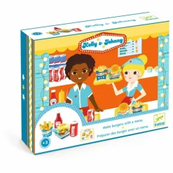 Djeco Cuisines, Marchandes|Burgers à préparer