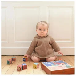 Discount Lililotte Burnou Laine Tricoté Anatole | Beige