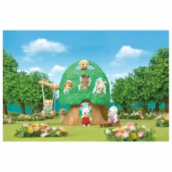 Sylvanian Families Cabane des bébés et bébé écureuil