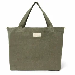Hot Adorna Cabas en lin | Vert kaki