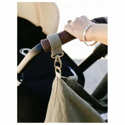 Hot Adorna Cabas en lin | Vert kaki