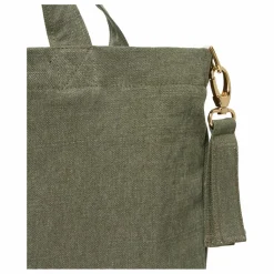 Hot Adorna Cabas en lin | Vert kaki