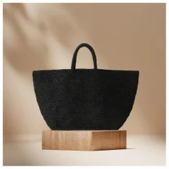 Camalya Cabas Toabi Raphia | Noir Discount