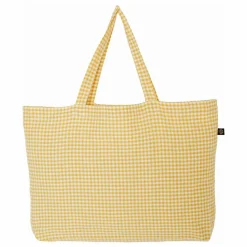 Discount Haomy Cabas vichy Piana II | Jaune Paille