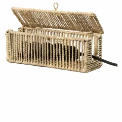 Cosydar Cache fil électrique multiprise | Noir Hot