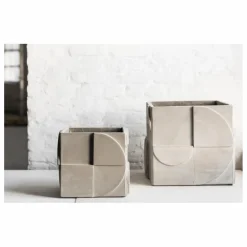 Serax Cache pot Seventies en béton | Gris New